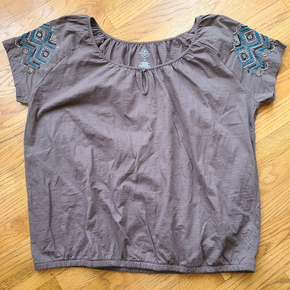 St. John's Bay Women's Short Sleeve Top